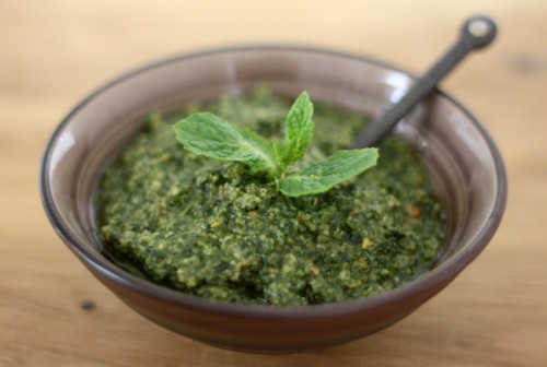 Summer Meals: Basil-Mint Pesto Summer Meals: Basil-Mint Pesto