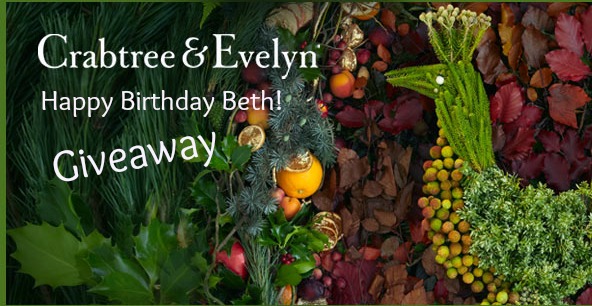 Crabtree and Evelyn’s Happy Birthday to Beth Anderson Giveaway Crabtree and Evelyn’s Happy Birthday to Beth Anderson Giveaway