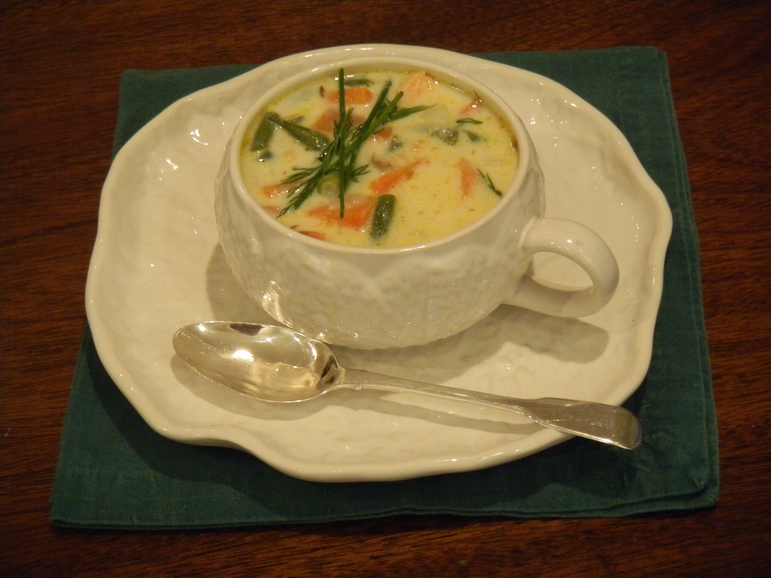Wednesday Soups: Salmon Chowder for St Patrick’s Day
