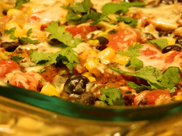 Low-Calorie Baked Enchilada Casserole Low-Calorie Baked Enchilada Casserole