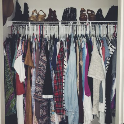 fall closet cleaning